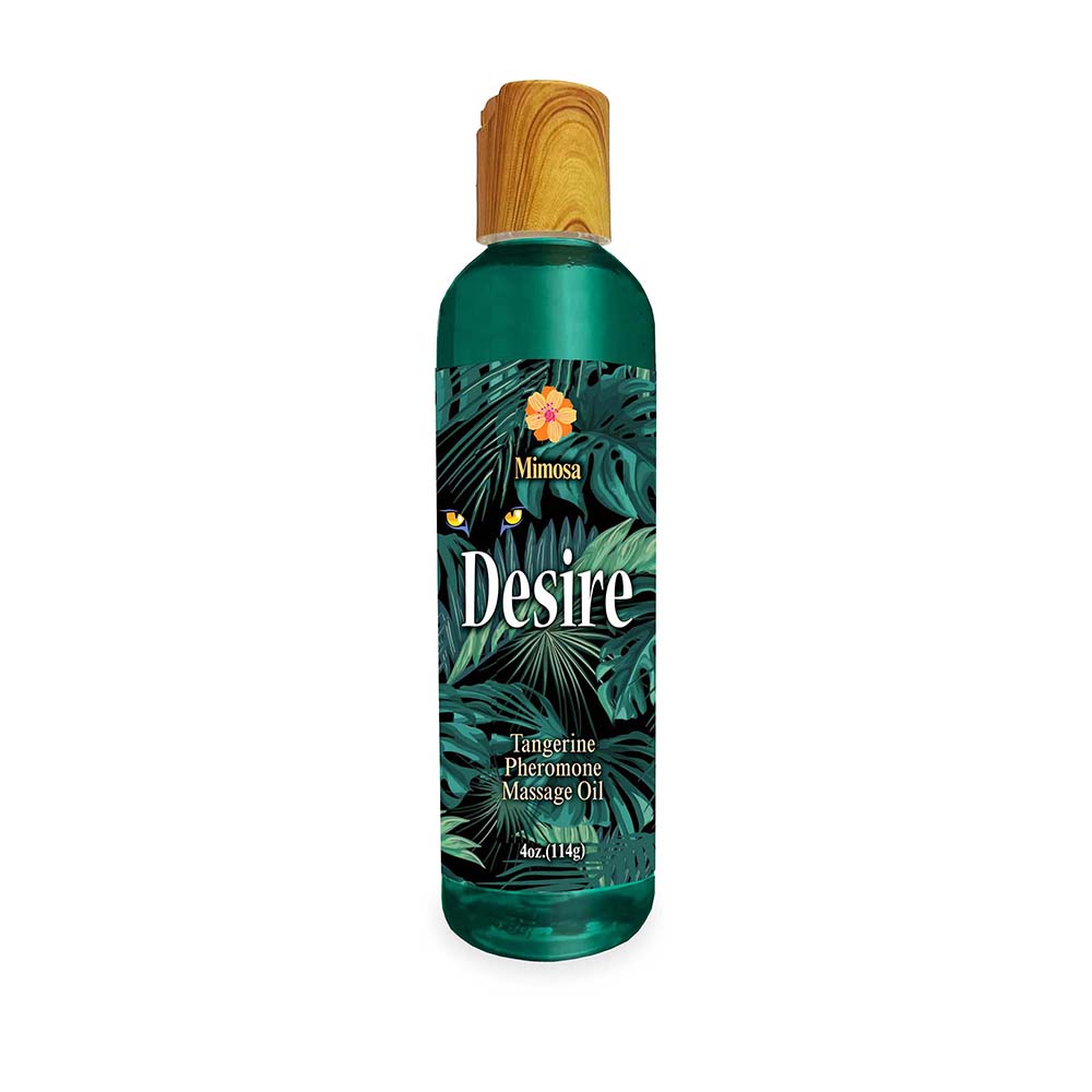 Desire Pheromone Massage Oil Tangerine 4 oz.