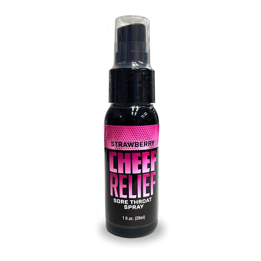 Cheef Relief Throat Spray Strawberry 1 oz.