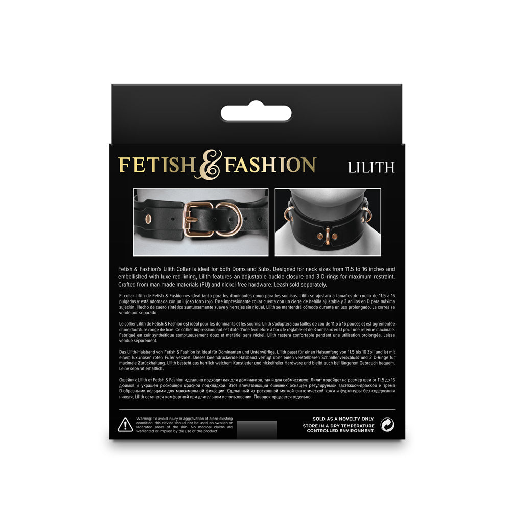 Fetish&Fashion Lilith Collar Black