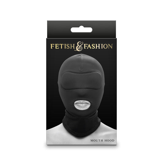 Fetish & Fashion Mouth Hood Black