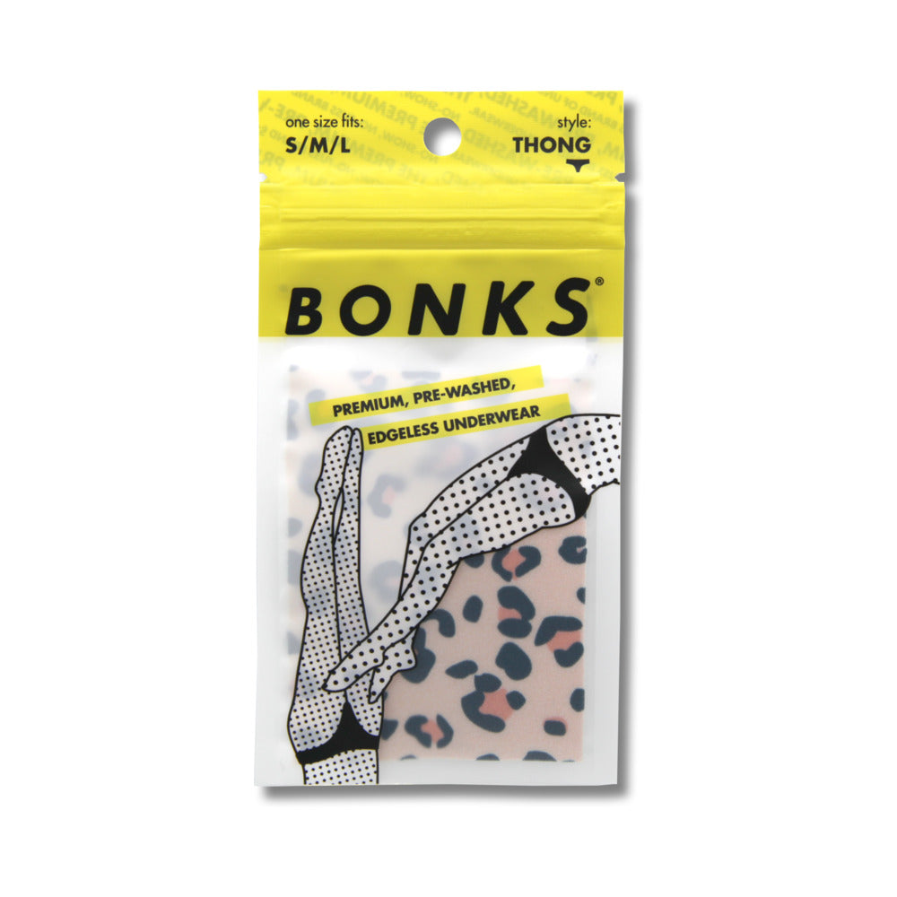 Bonks Cat's Out Of The Bag Thong OS