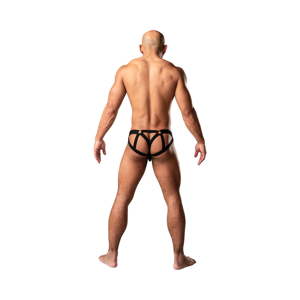 MP KaleiDickscope StrapRingJock Blk LXL