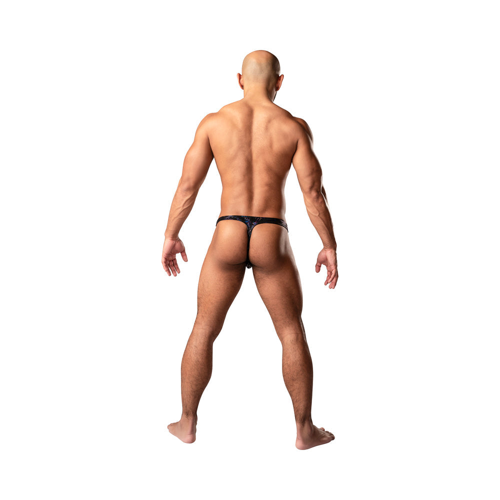 Tanga bong Male Power KaleiDickscope negro talla S/M