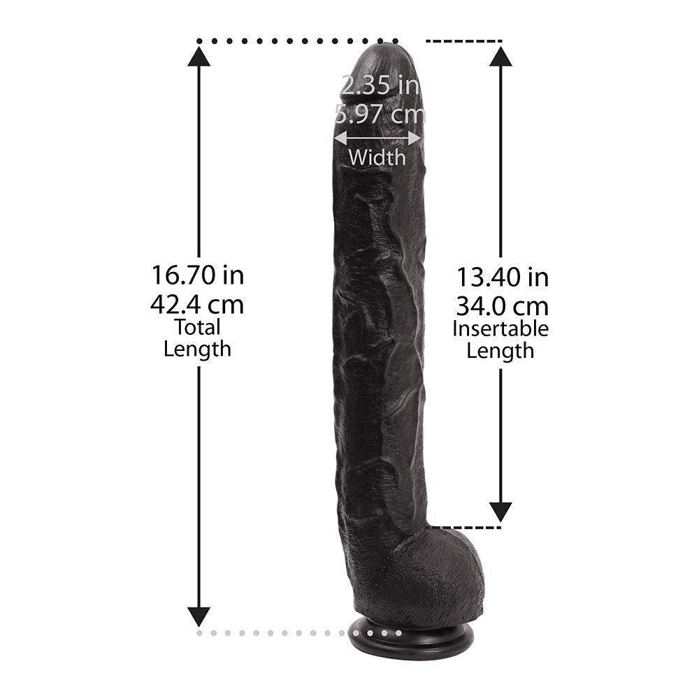 Dick Rambone Cock 14.5in.x 2.5in (Black)