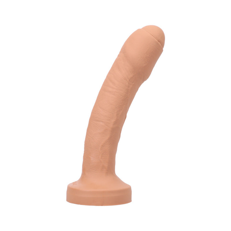 Tantus Uncut #2 O2 6.5 in. Dual Density Dildo Honey