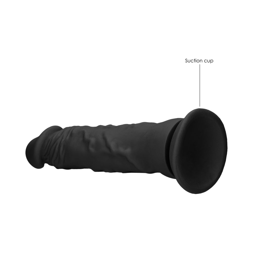 RealRock Skin 10 in. Dildo Black