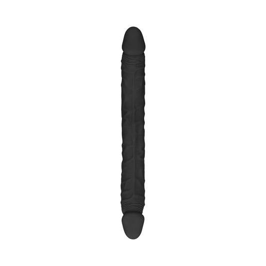 RealRock Skin Double Dong 14 in. Black