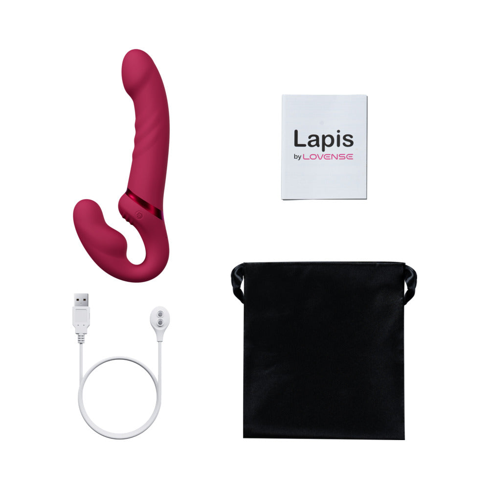 Lovense Lapis Vibrating Strapless Strap-On