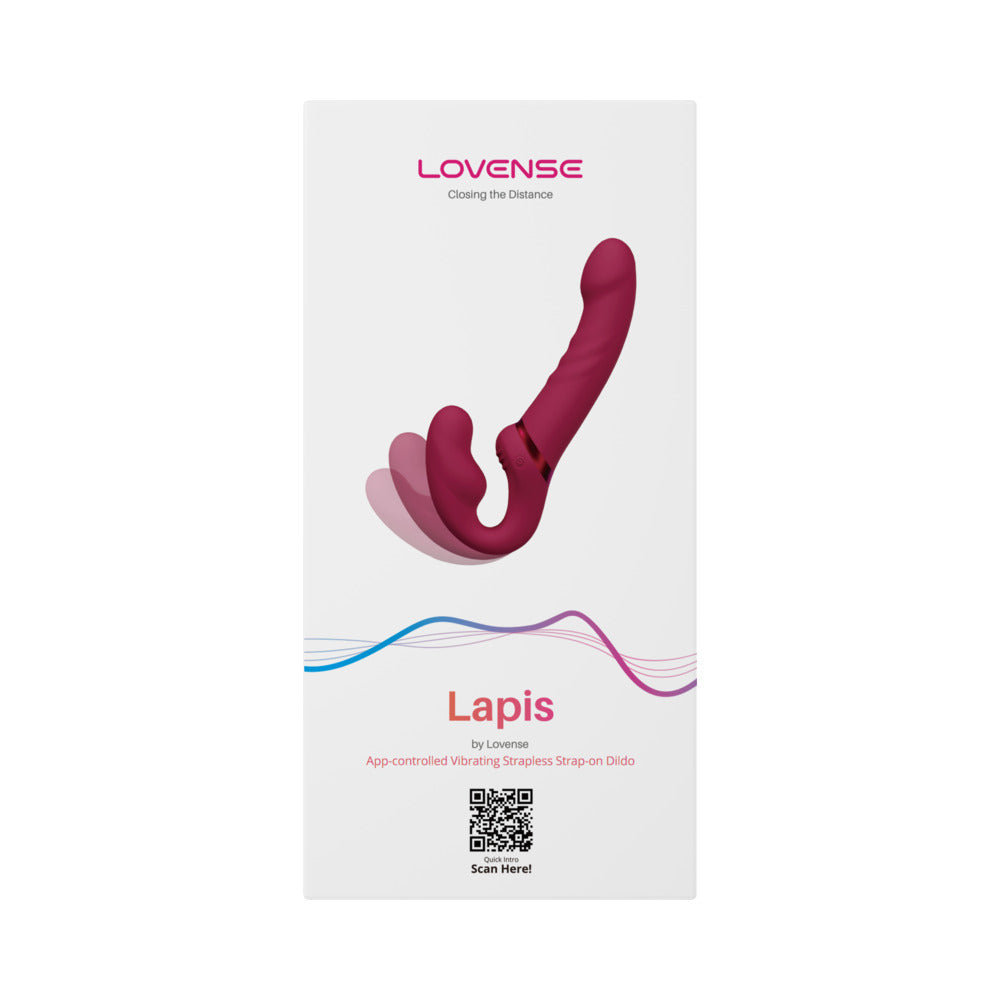 Lovense Lapis Vibrating Strapless Strap-On