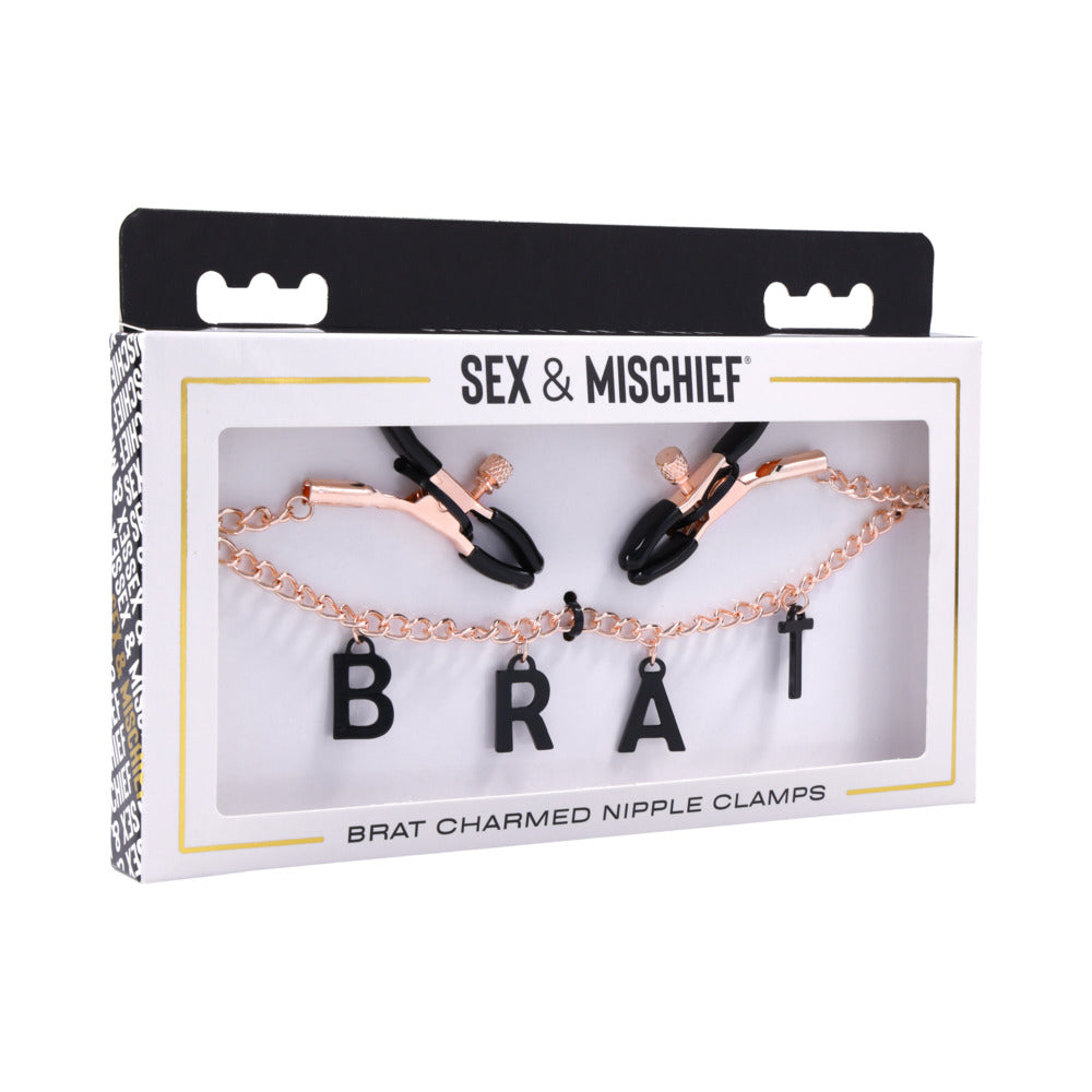 Pinzas para pezones Brat Charmed Sex &amp; Mischief de Sportsheets