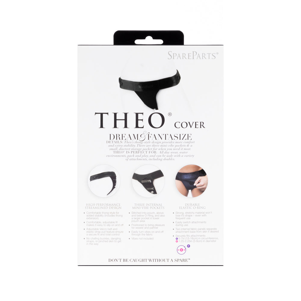 Arnés interior SpareParts Theo Cover negro (correa única) talla A nailon