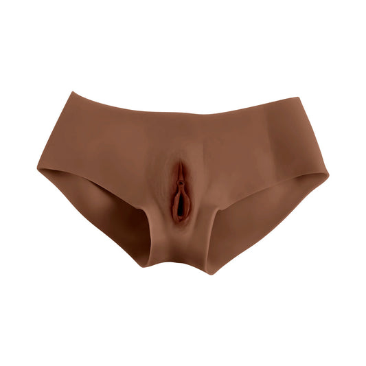 GX Vagina Panty Silicone Dark