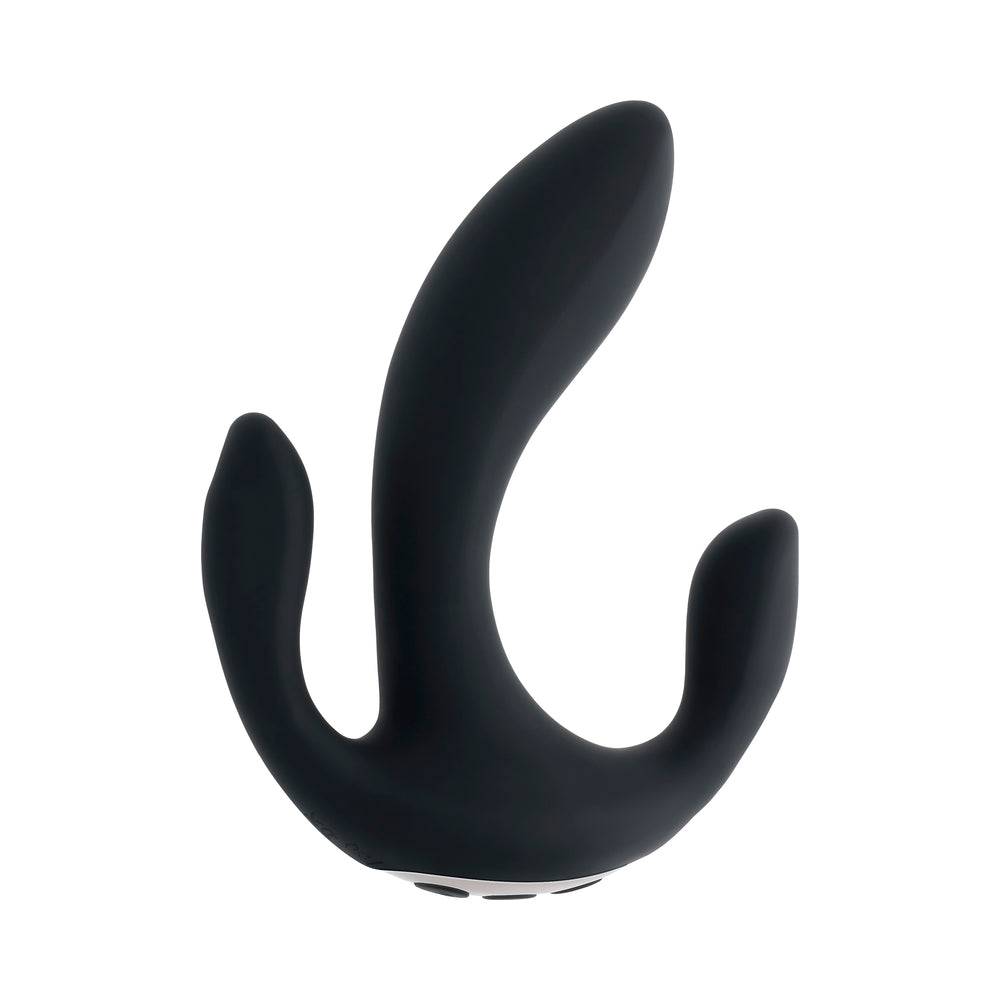 Vibrador recargable de silicona Come Hither de Playboy Triple Threat 2AM