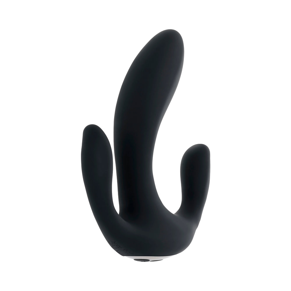 Vibrador recargable de silicona Come Hither de Playboy Triple Threat 2AM