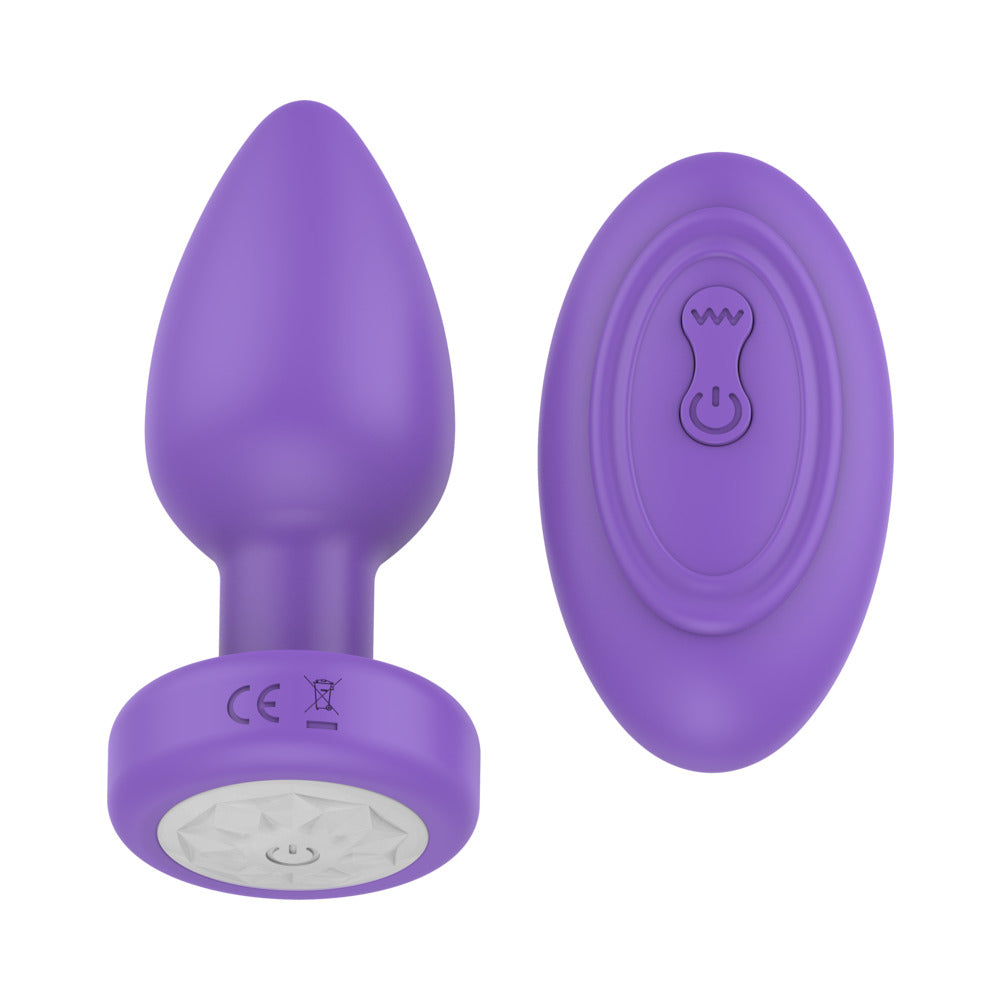 Luv Inc Pr17: Vibrating Plug W/Remote Pu