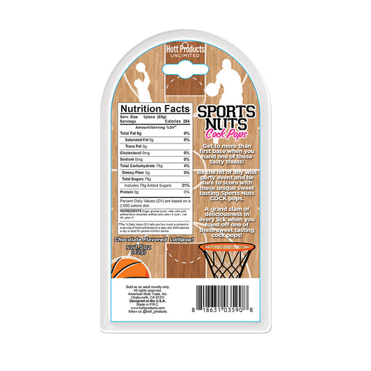 Sports Nuts Cock Pop Basketballs Chocola