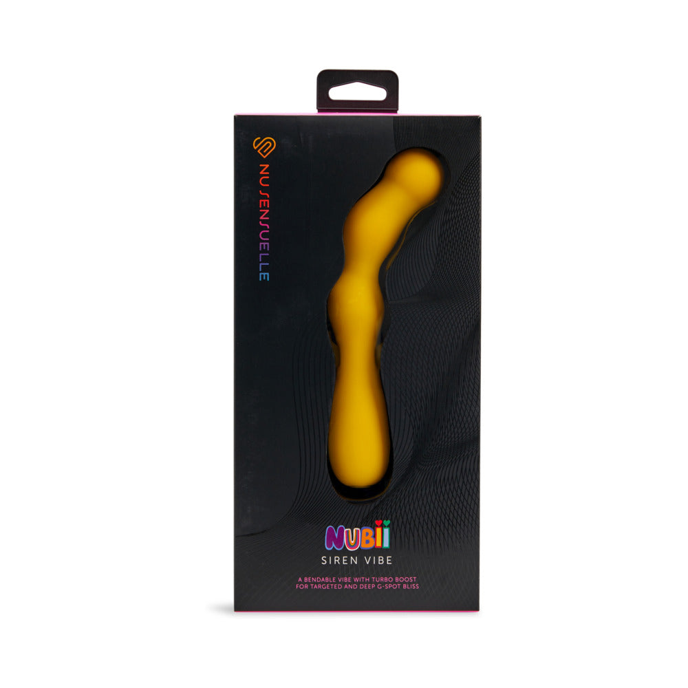 Nu Sensuelle Siren Nubii G-Spot Vibe W/ Hinge Yellow