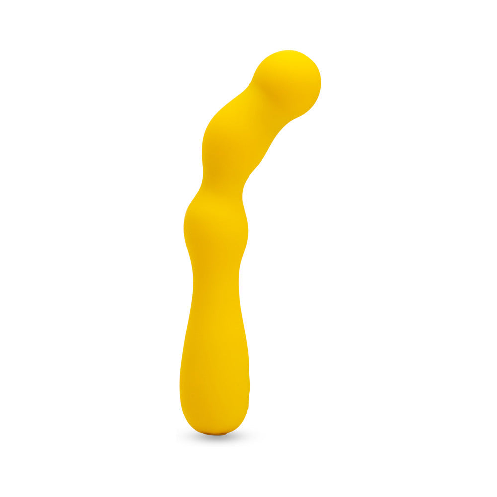 Vibrador Nu Sensuelle Siren Nubii G-Spot con bisagra, color amarillo