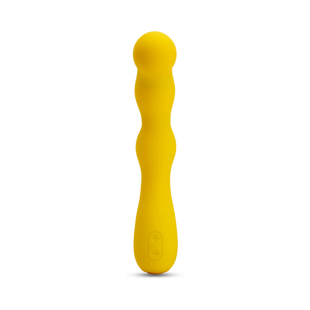 Vibrador Nu Sensuelle Siren Nubii G-Spot con bisagra, color amarillo