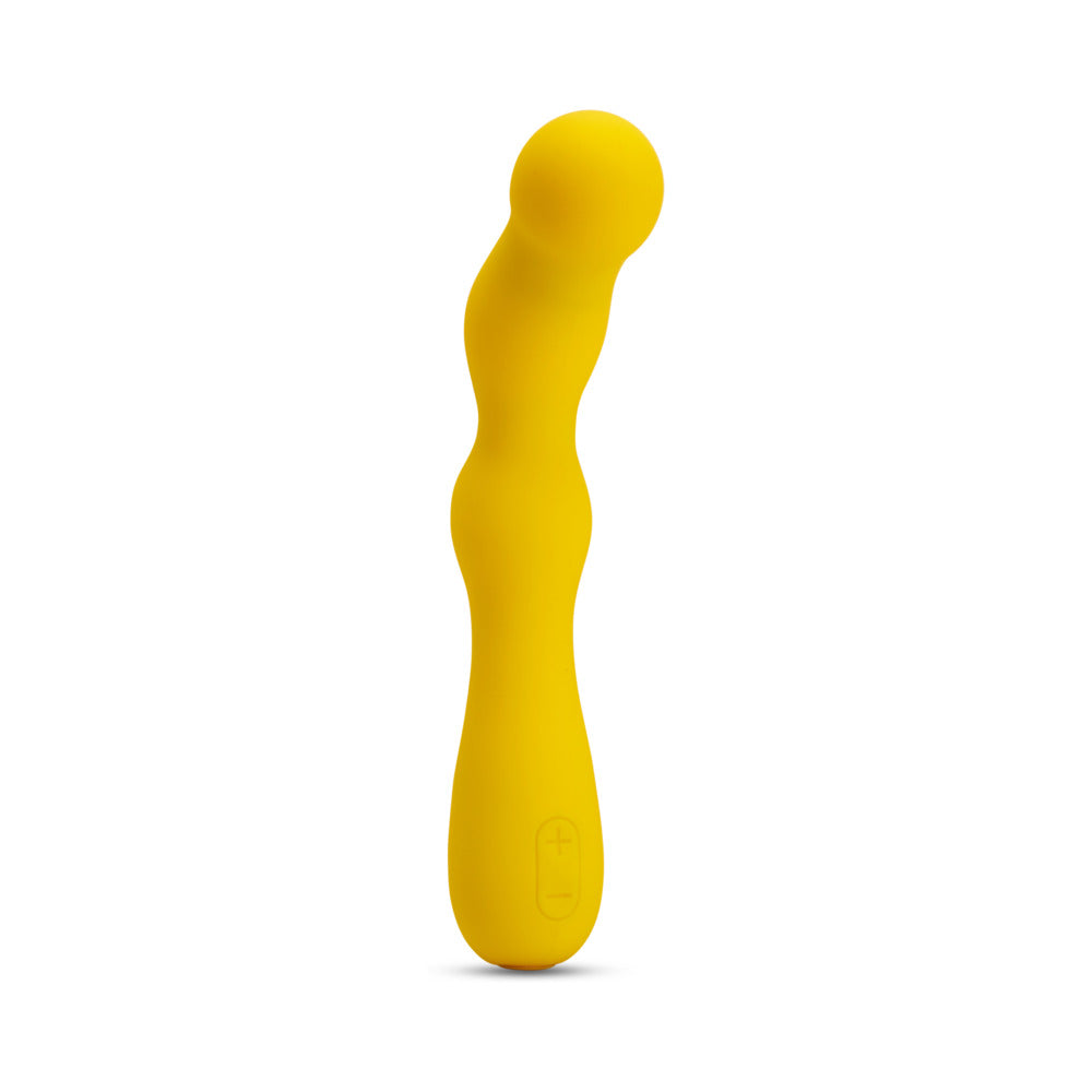 Vibrador Nu Sensuelle Siren Nubii G-Spot con bisagra, color amarillo