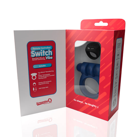 Screaming O Remote Switch Vib Ring Bl