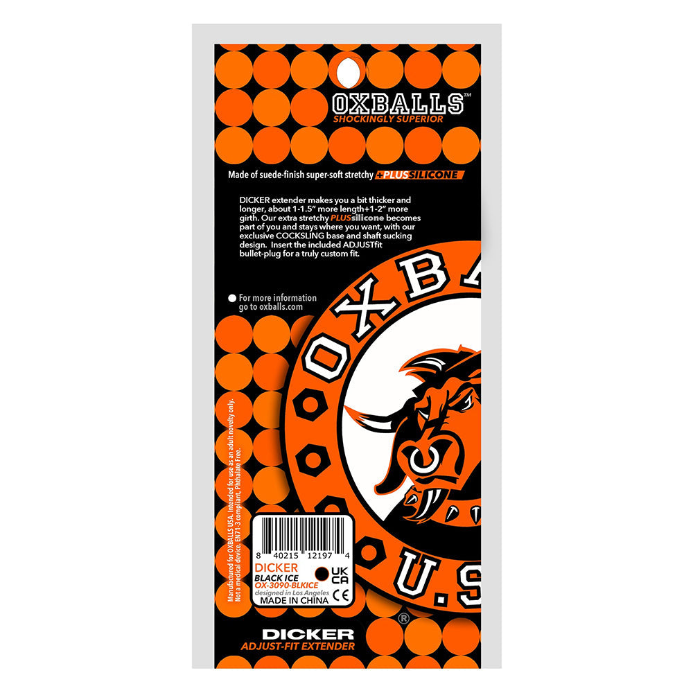 OxBalls Dicker Ultra-Slim Cocksheath Clear Ice