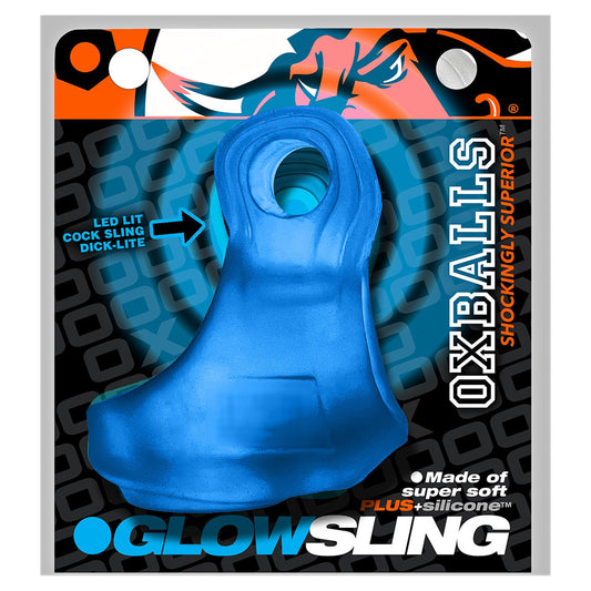 OxBalls Glowsling Cocksling Led Blue Ice