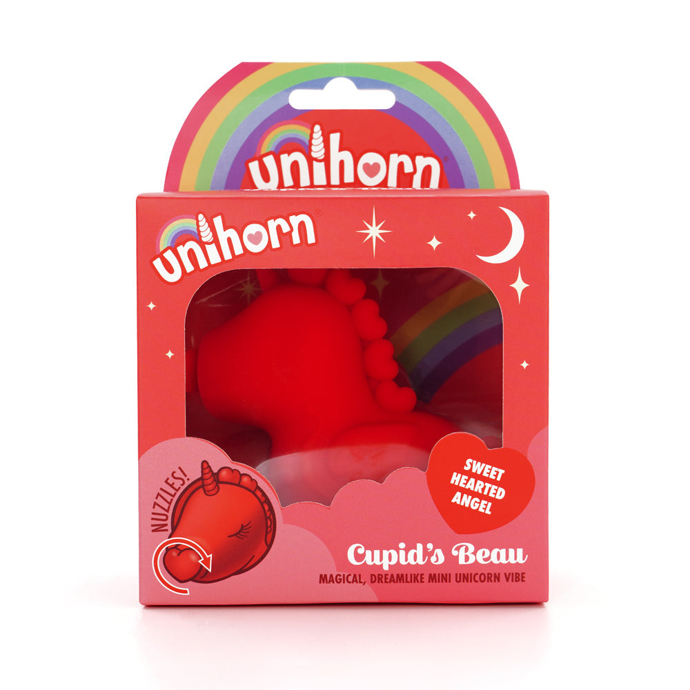 Unihorn Cupid's Beau Nuzzling Nose One