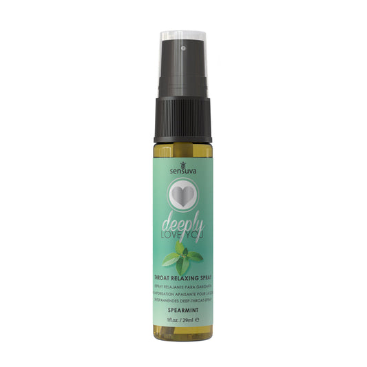 Sensuva Deeply Love You Spray relajante para la garganta con menta verde 1 oz.