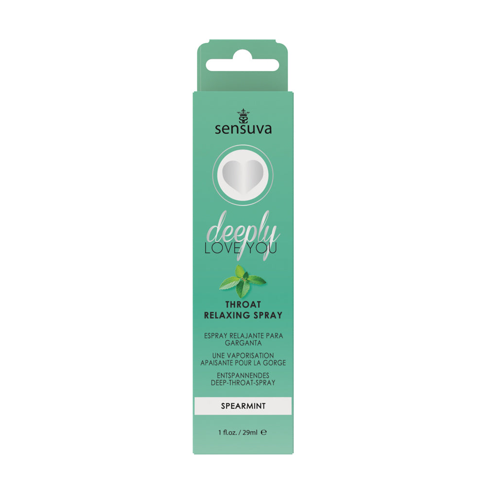 Sensuva Deeply Love You Spray relajante para la garganta con menta verde 1 oz.