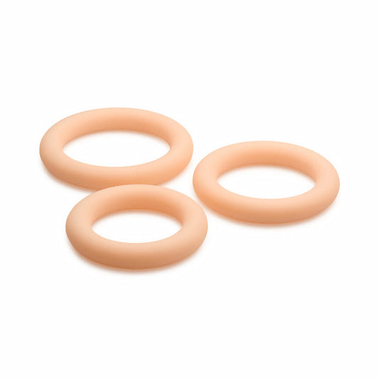 Jock Silicone Cock Ring Light 3pc Set