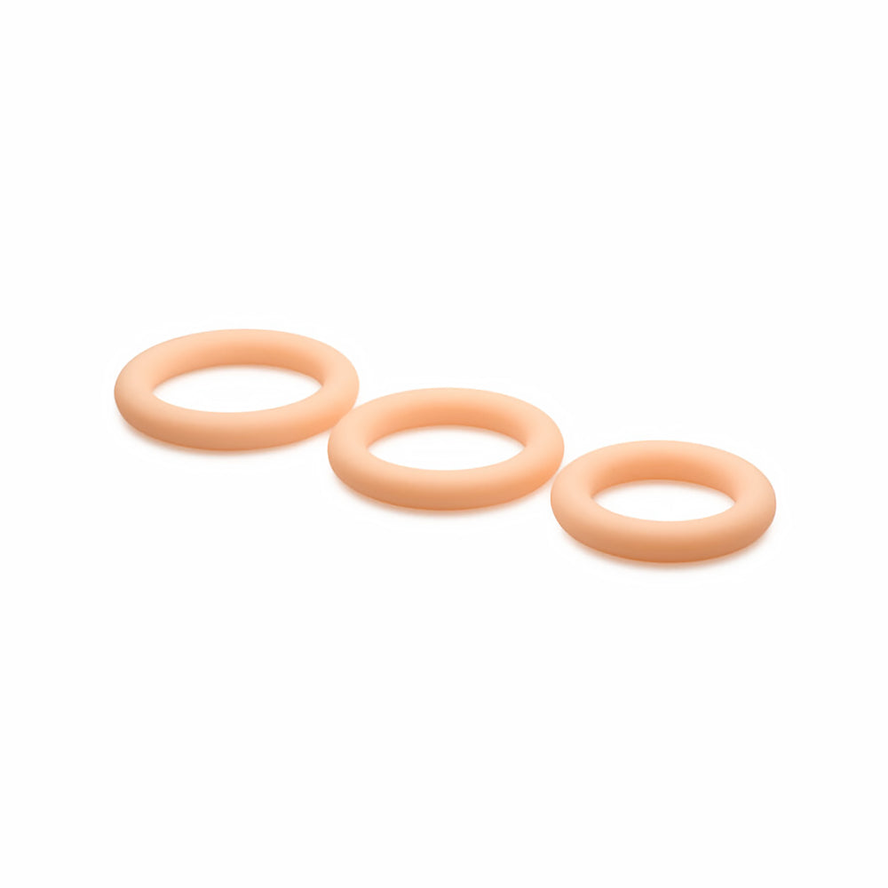 Jock Silicone Cock Ring Light 3pc Set