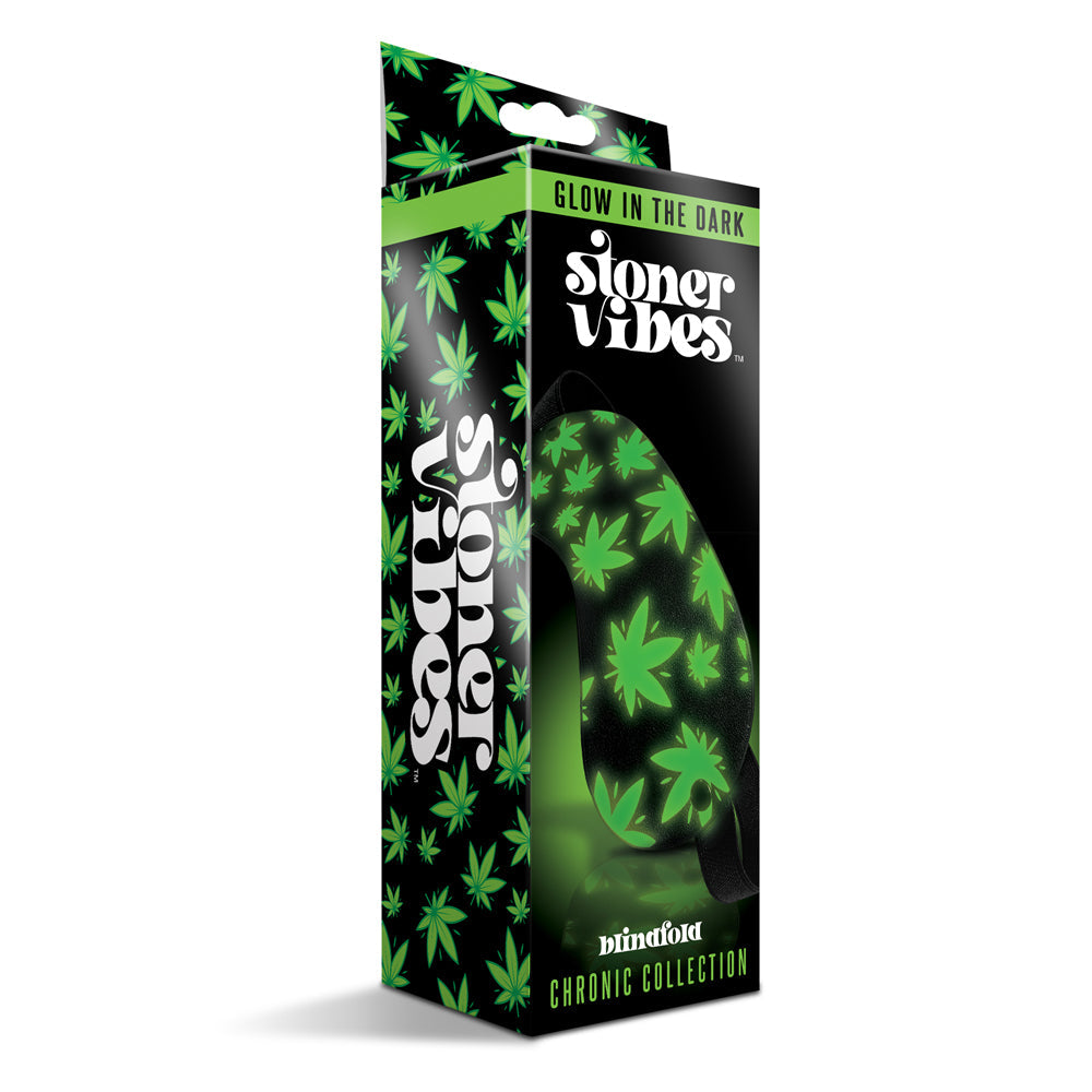 Stoner Vibes Chronic Collection Glow in the Dark Blindfold