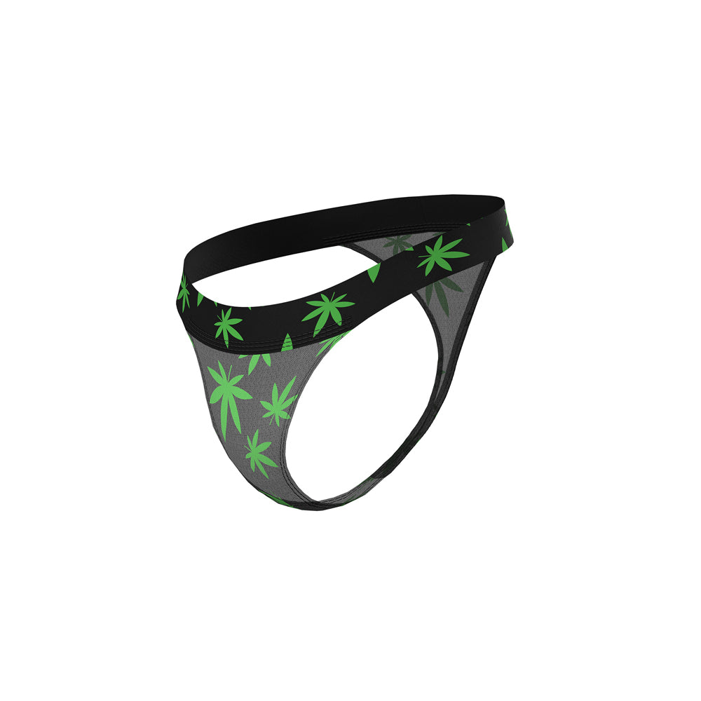 MP Hazy Dayz Micro Thong Pot Leaf L/XL