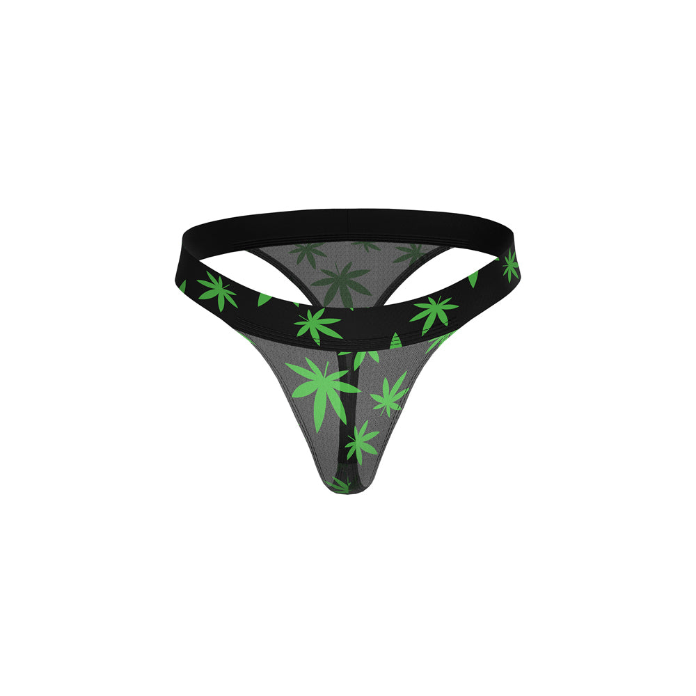 MP Hazy Dayz Micro Thong Pot Leaf L/XL