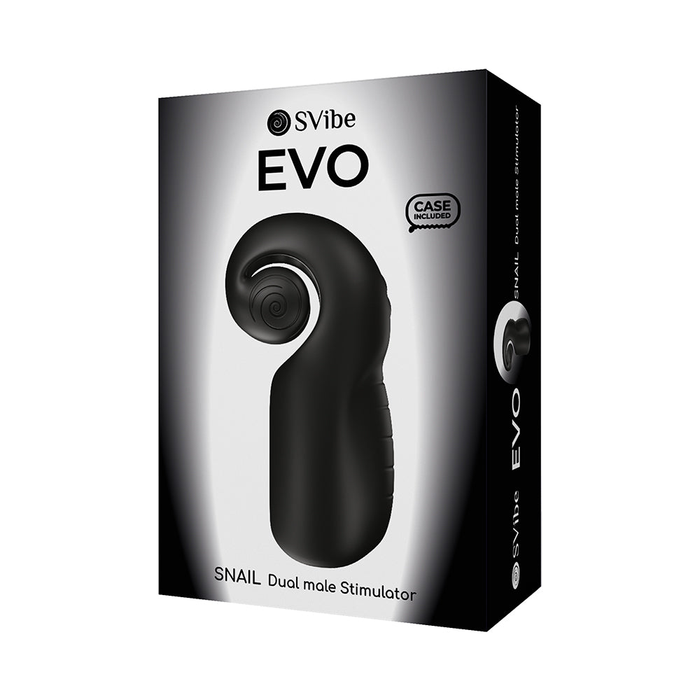 Snail Vibe SVibe Evo Rechargeable Masturbator Black