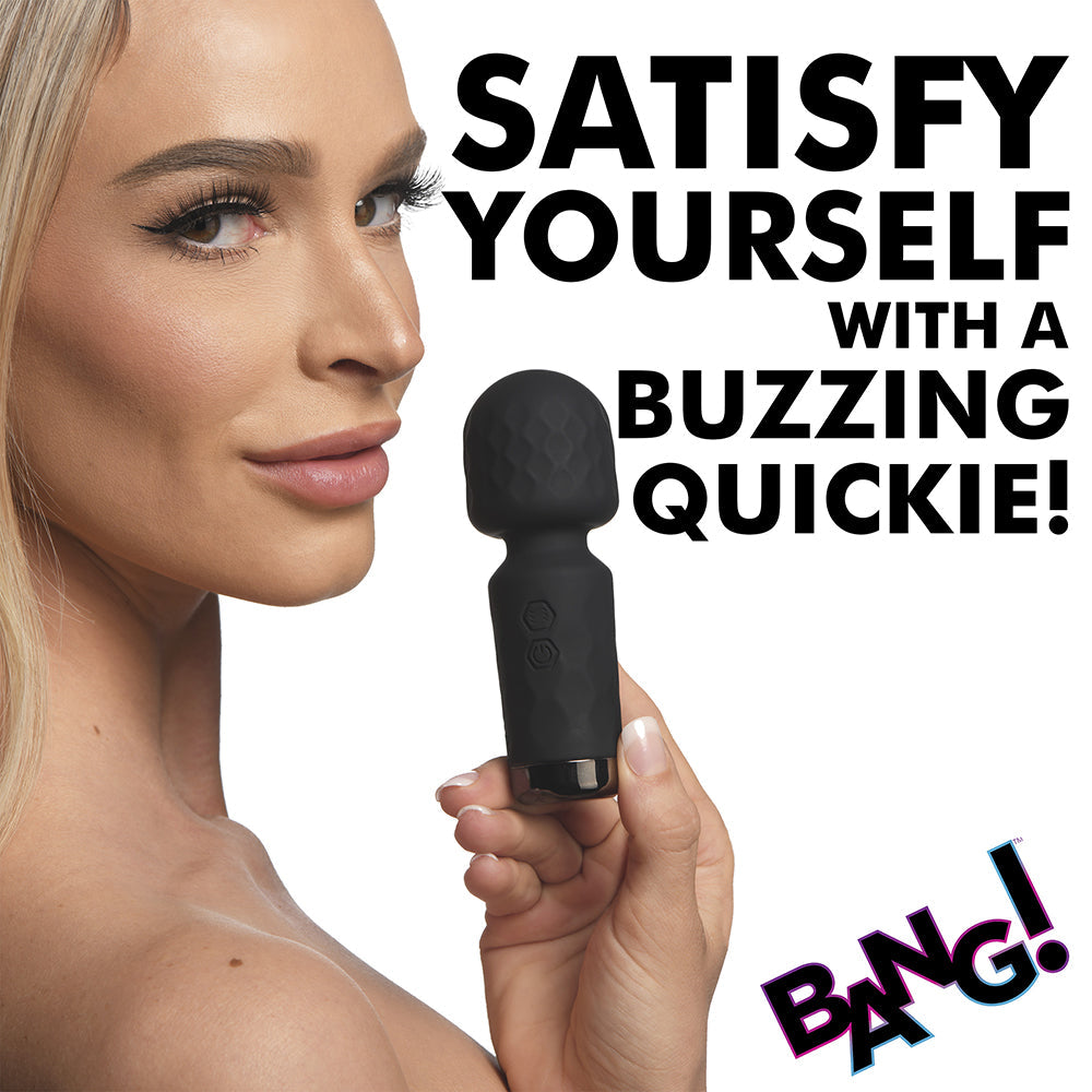 BANG! 10X Mini Silicone Wand Black