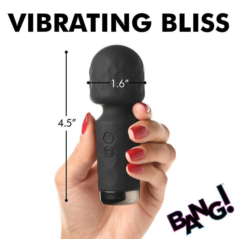 BANG! 10X Mini Silicone Wand Black