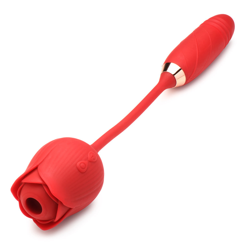 Bloomgasm Romping Rose 10X Suction Rose & Thrusting Vibrator