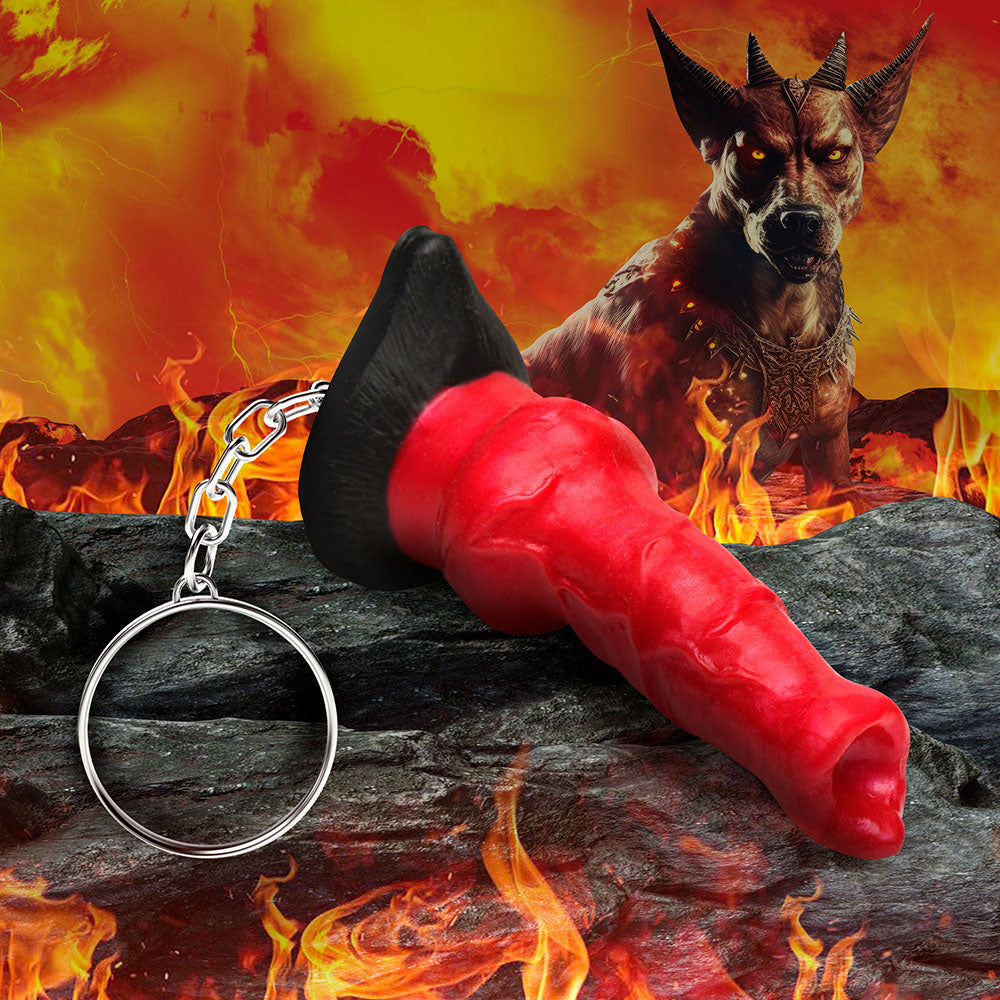 Creature Cocks Hell-Hound Silicone Keychain