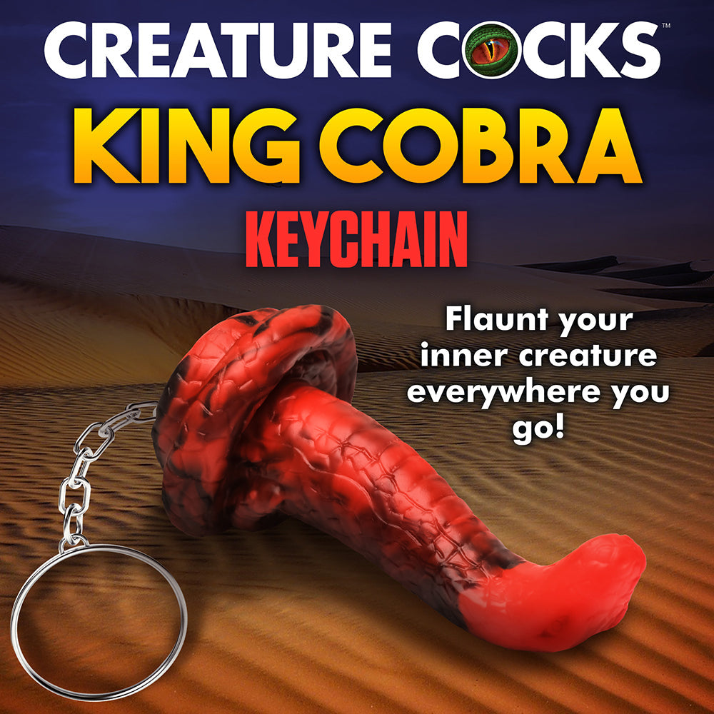 Creature Cocks King Cobra Keychain