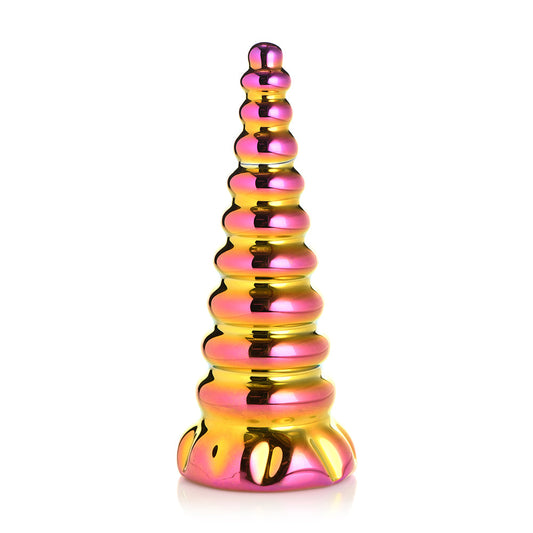 Creature Cocks Twilight Rbow Glass Dildo