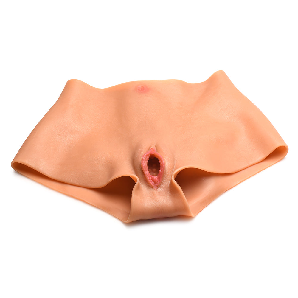 Master Series Pussy Panties Silicone Vagina + Ass Panties M