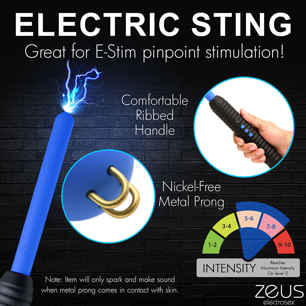 Varita de electrochoque Zeus Electrosex Shock Rod E-Stim Zapping Wand