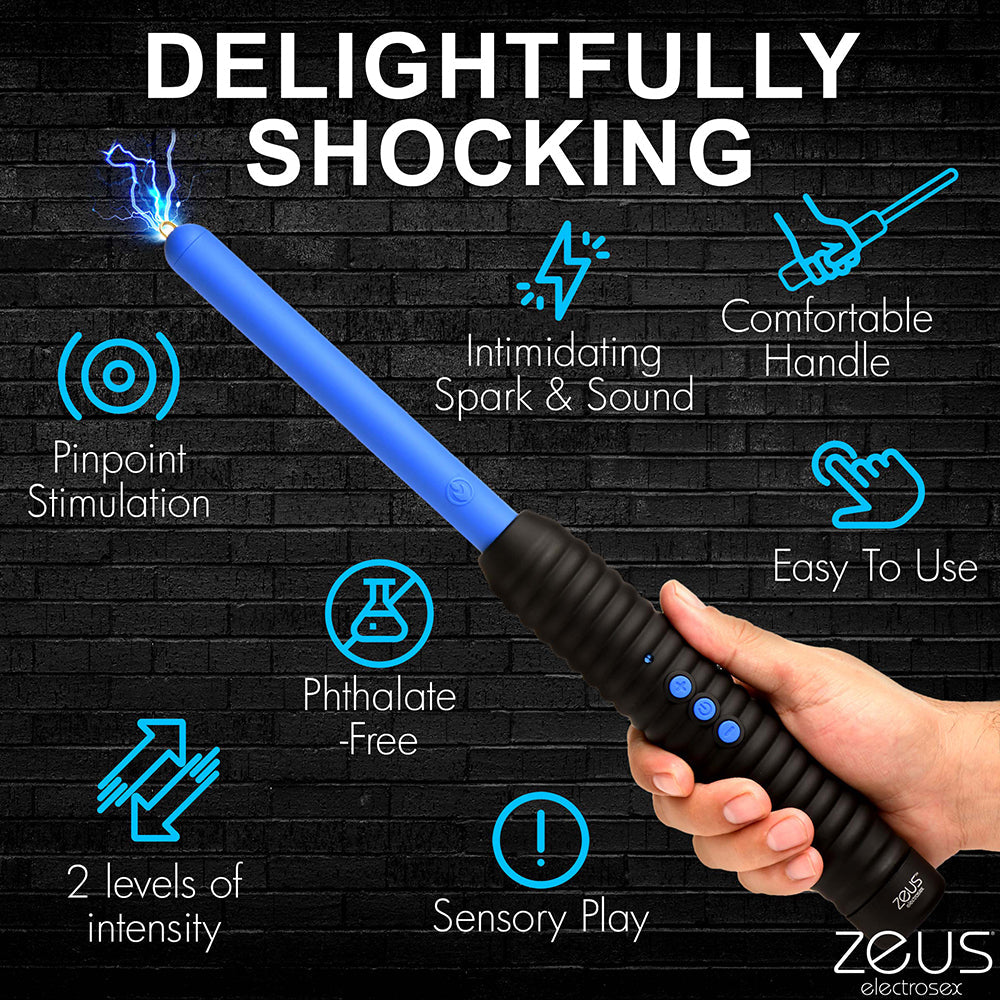 Varita de electrochoque Zeus Electrosex Shock Rod E-Stim Zapping Wand