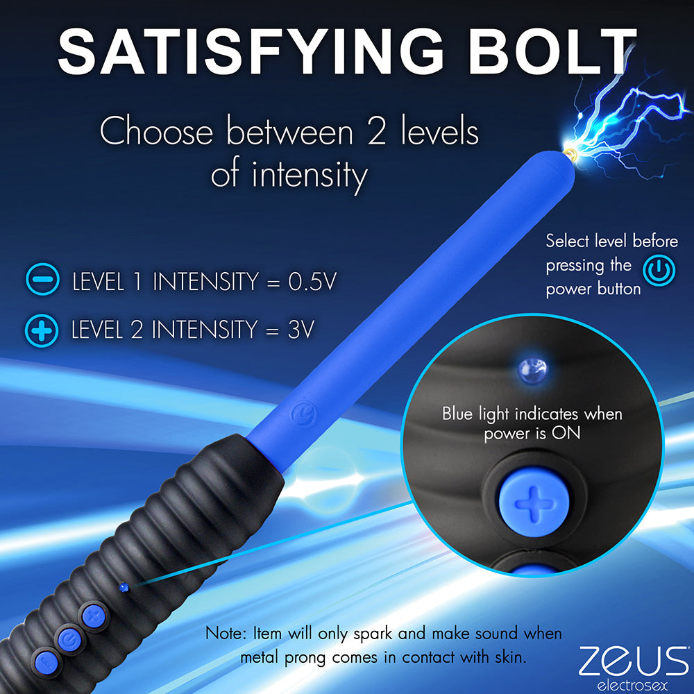 Varita de electrochoque Zeus Electrosex Shock Rod E-Stim Zapping Wand