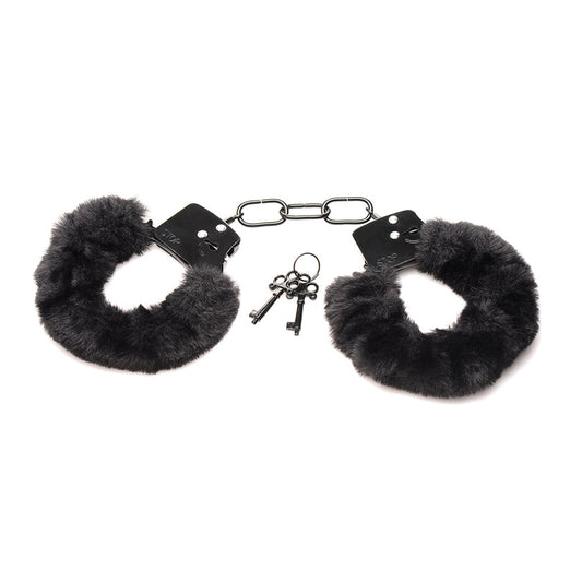 Master Series Cuffed in Fur Handcuff Blk