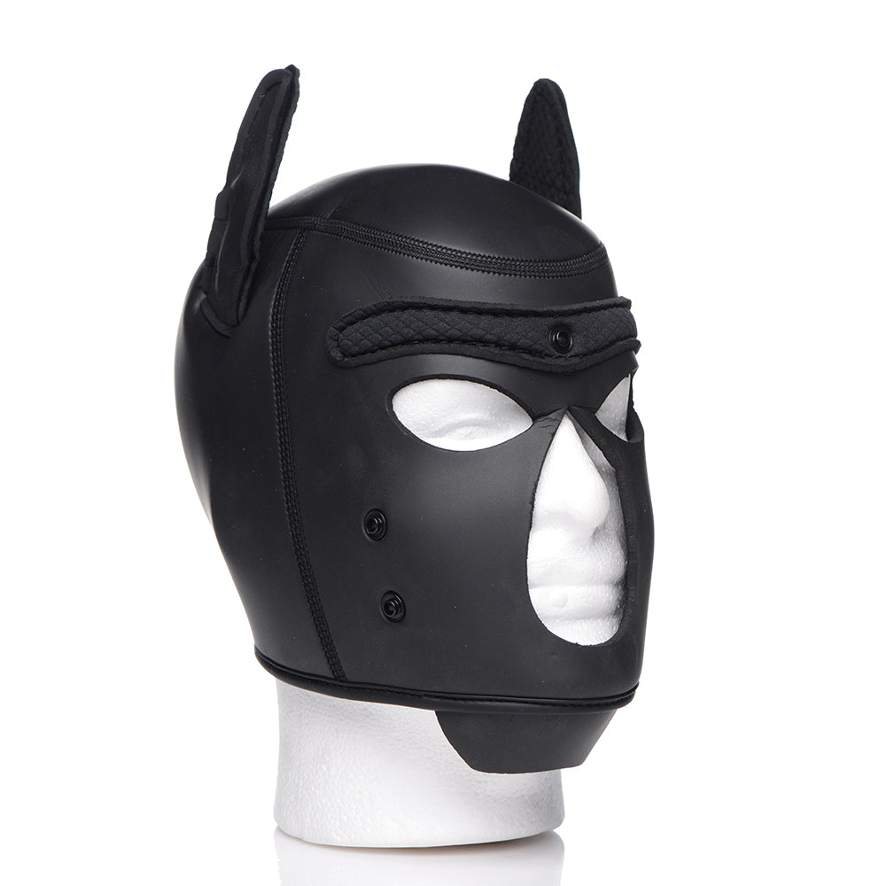 Master Series Spike Neoprene Puppy Hood Black