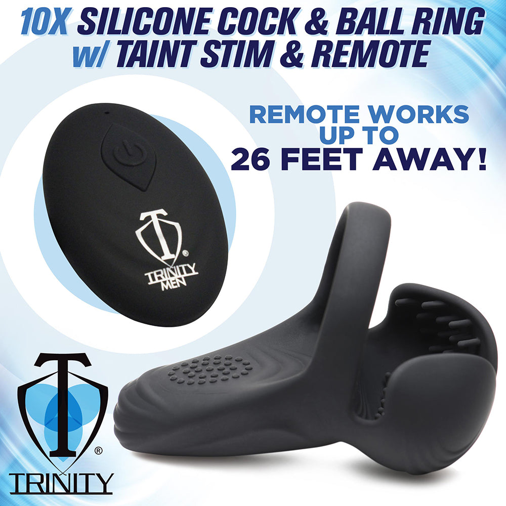 Trinity Men Sili C&B Ring Taint Stim RC