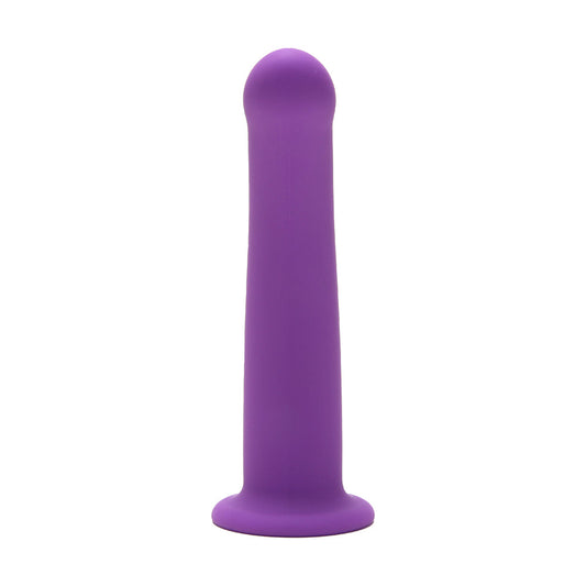 Me You Us 7in Curved Silicone Dildo Purp